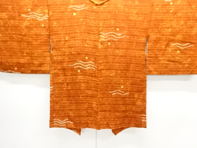 絞り抽象模様羽織